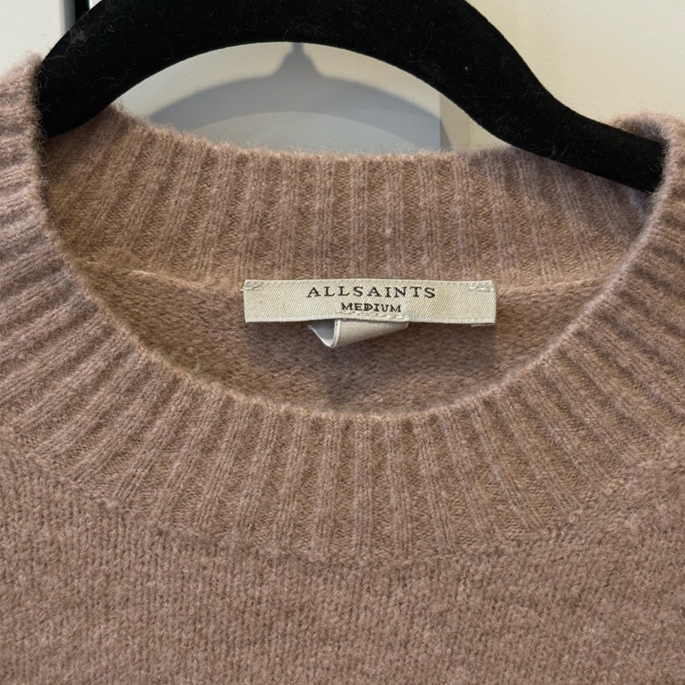 AllSaints Mauve Women's Sweater - Picture 2 of 4